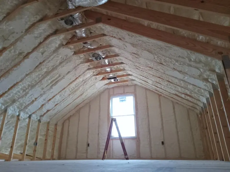 Spray foam roofing application for Crawl Space Insulation project in Arcadia